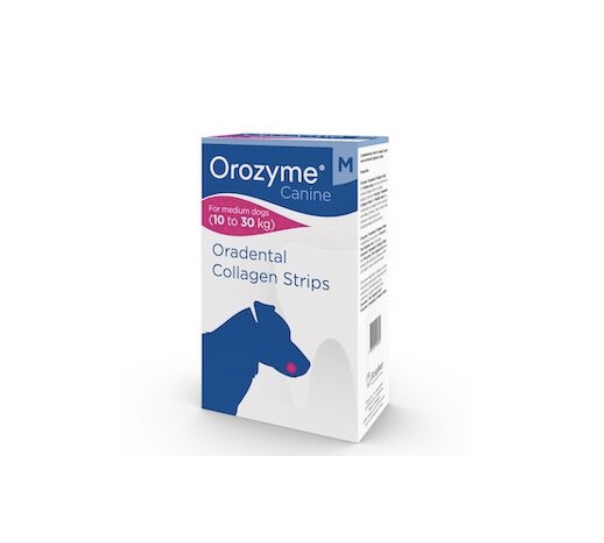 Ecuphar科盾 牙齒護理 - 狗專用 - Orozyme 骨膠原潔牙條 中型 12條裝