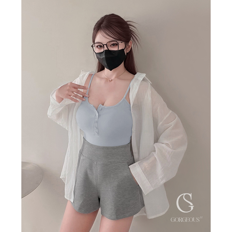 G1918 「莫代爾萊卡排釦BRA TOP」