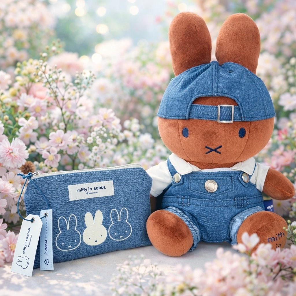 【 限量現貨 】miffy store SEOUL 米飛兔 首爾限定拉鍊收納包