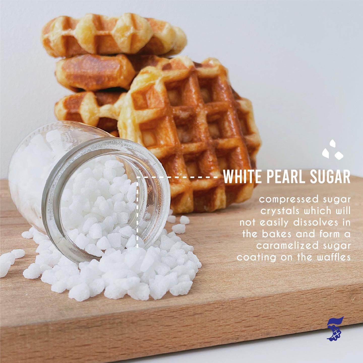 Belgian pearl sugar used to make authentic Belgian Liege waffles by Waffle5