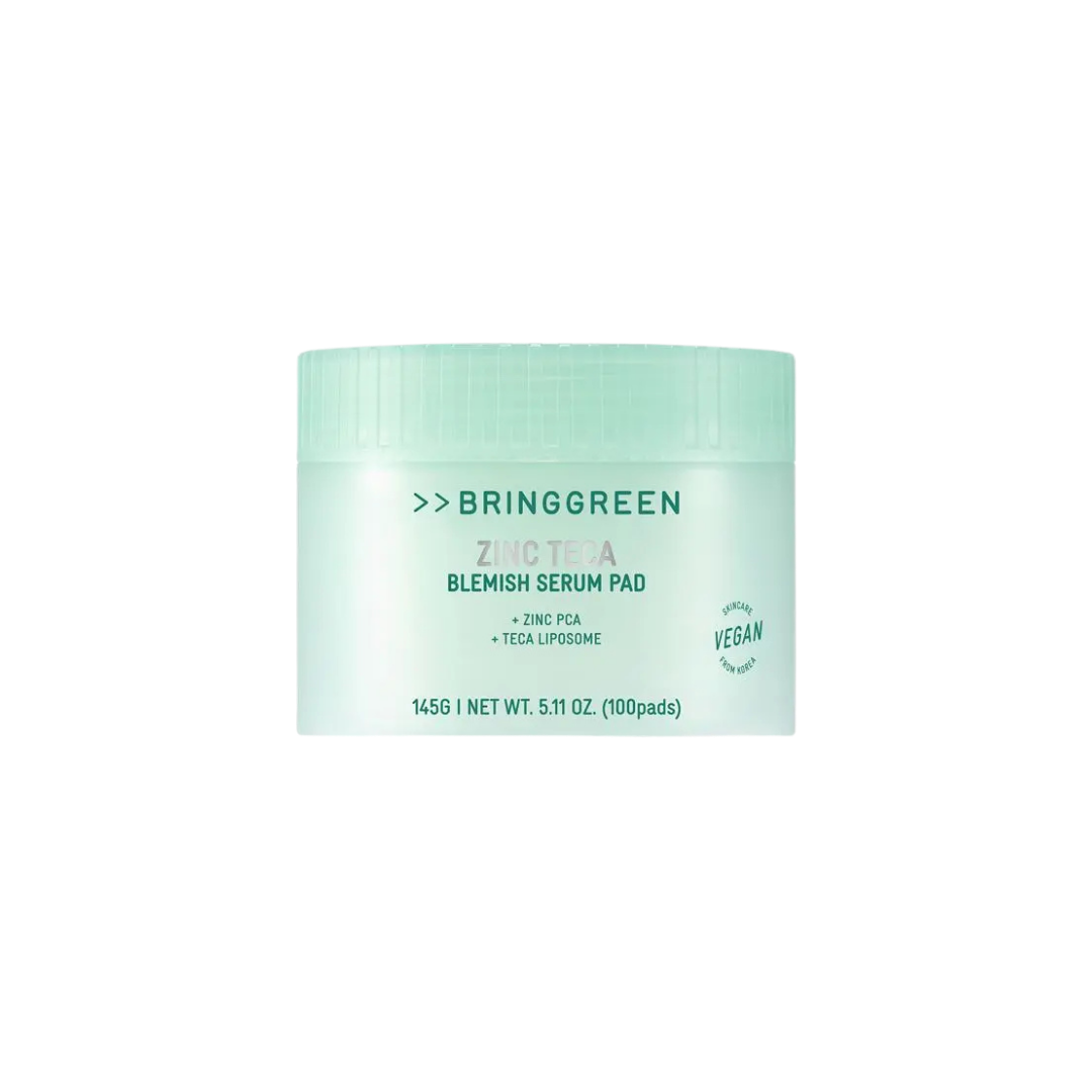 BRING GREEN Zinc Teca舒緩精華棉片