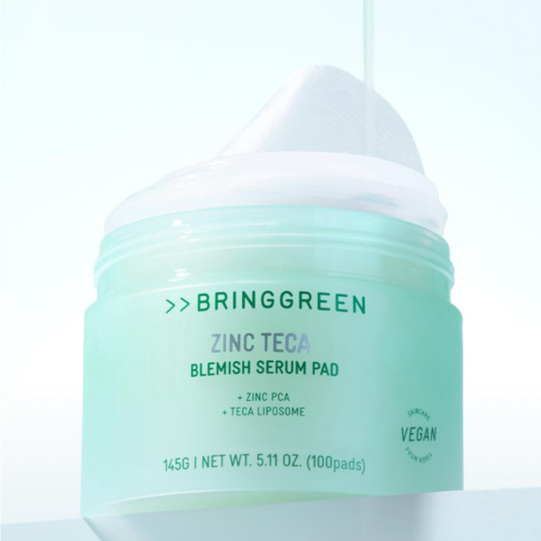 BRING GREEN Zinc Teca舒緩精華棉片