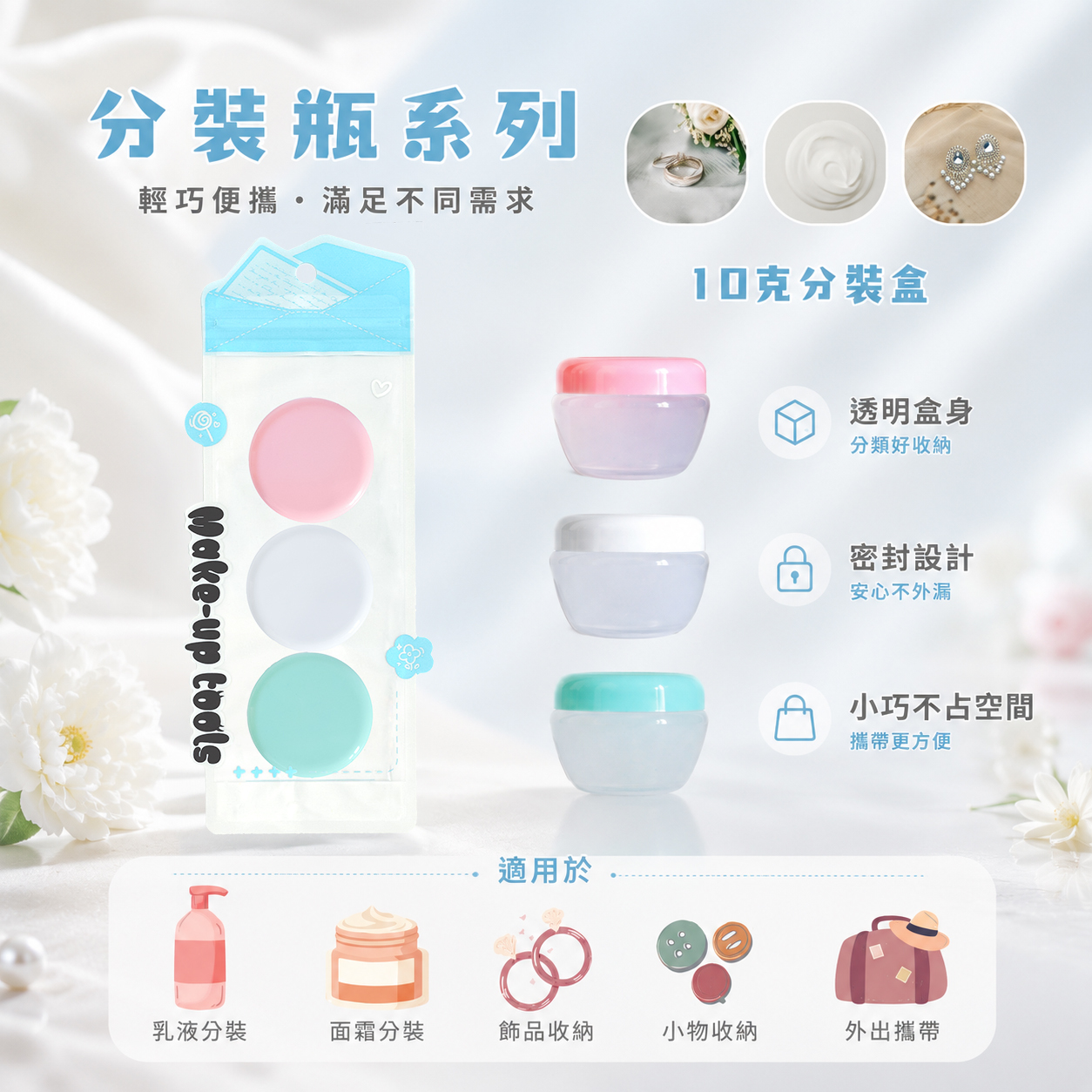 10克分裝盒--藍袋