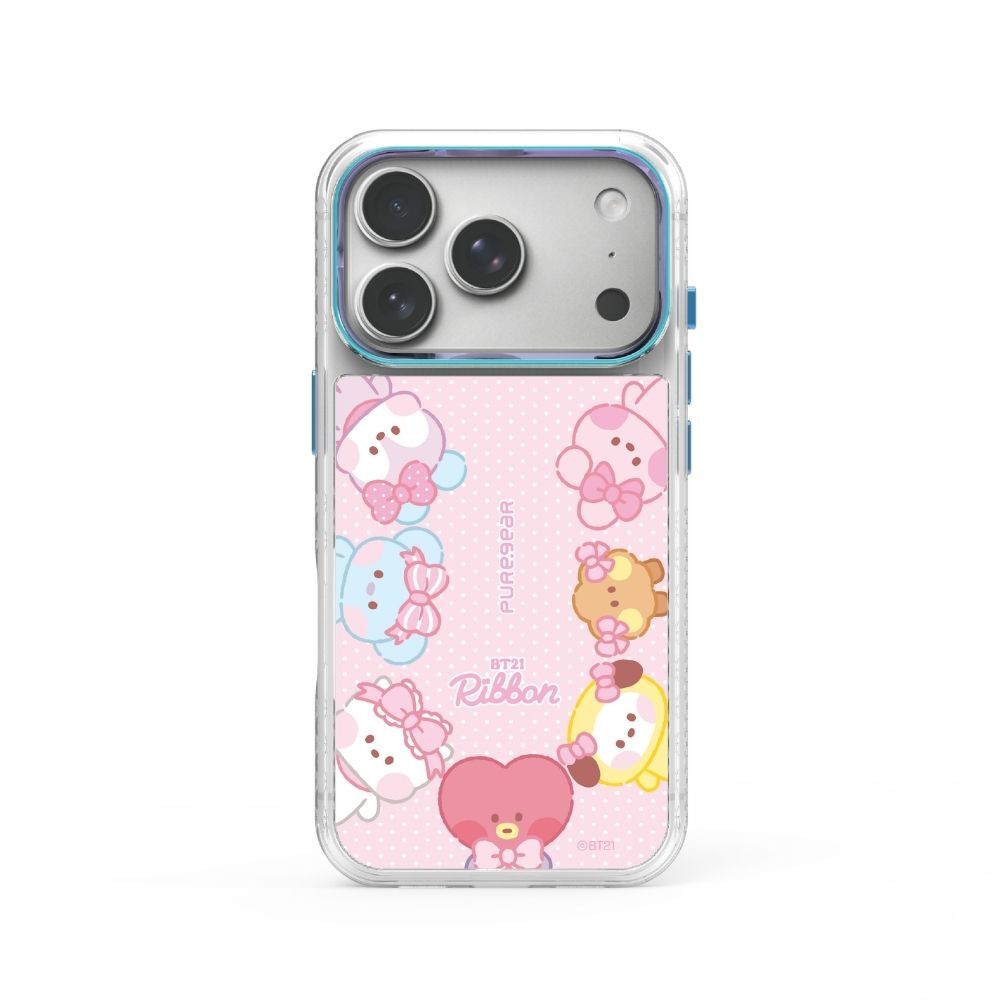 宇宙明星BT21 / iPhone 冰鑽防摔減壓手機殼 - Ribbon
