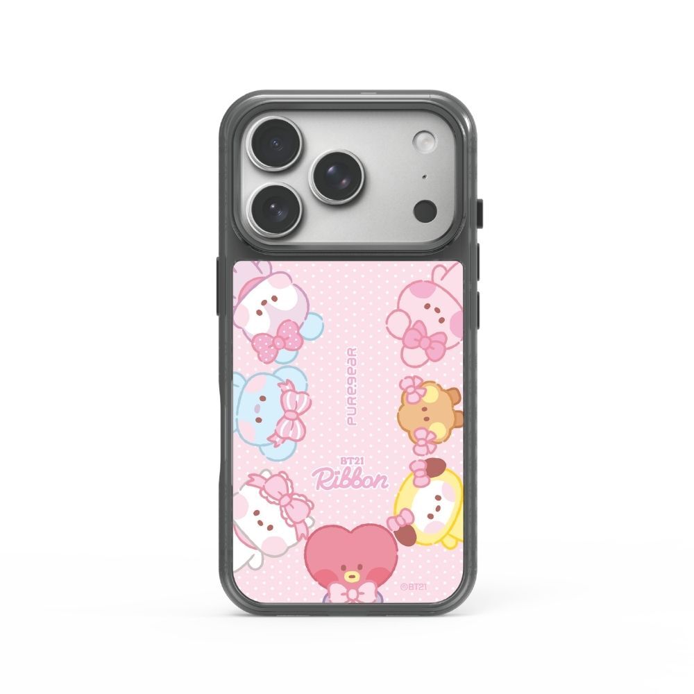 宇宙明星BT21 / iPhone 冰鑽防摔減壓手機殼 - Ribbon
