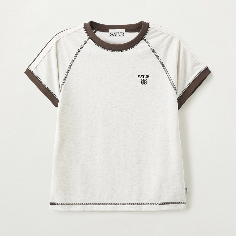 Satur｜SA262WTS04 (W) Lawton Stitch Ringer T-Shirt [3 colors] S281