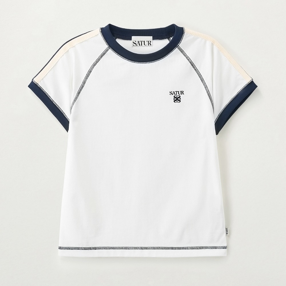 Satur｜SA262WTS04 (W) Lawton Stitch Ringer T-Shirt [3 colors] S281