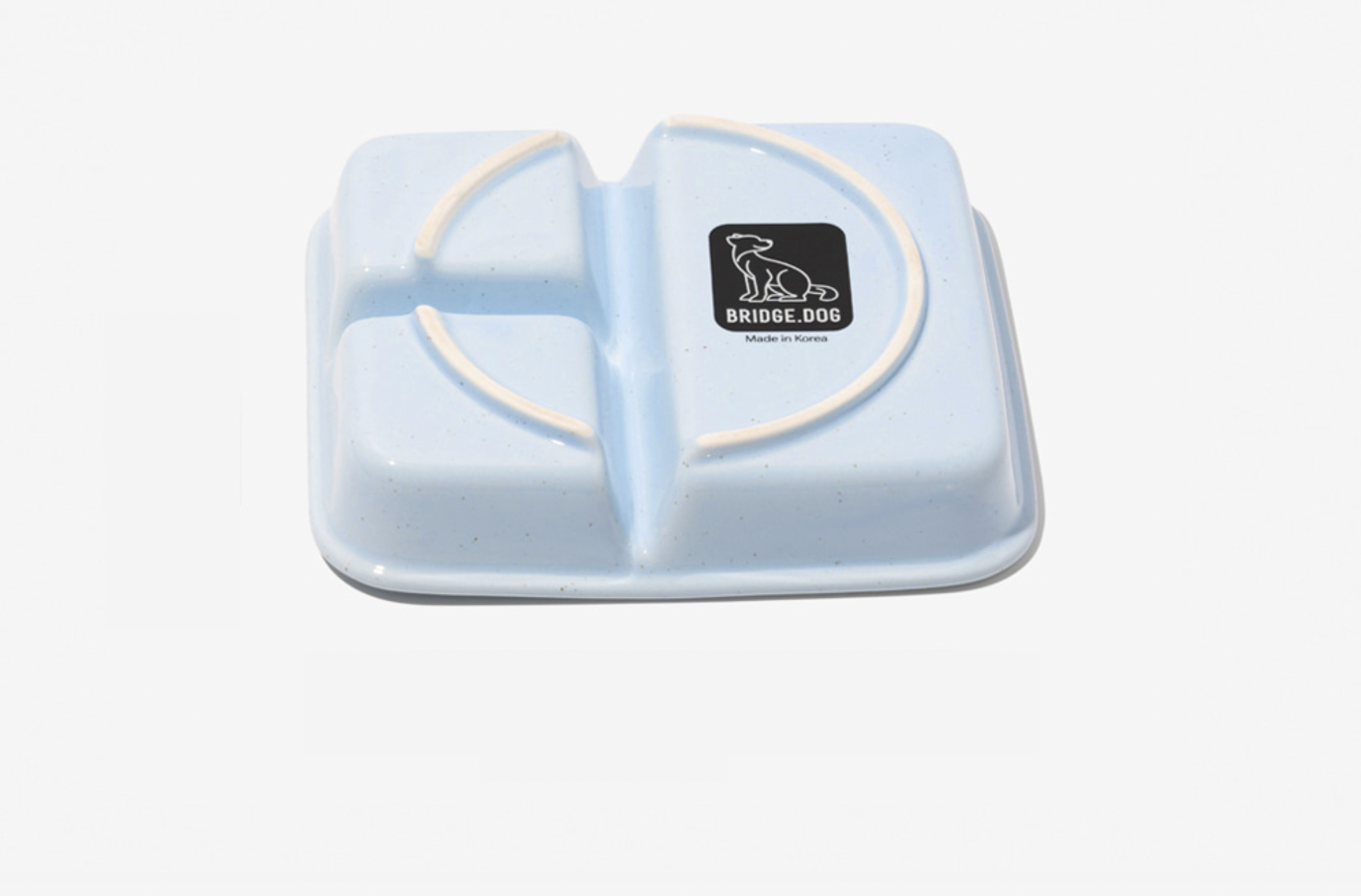BRIDGE.DOG  Food Plate_Blue