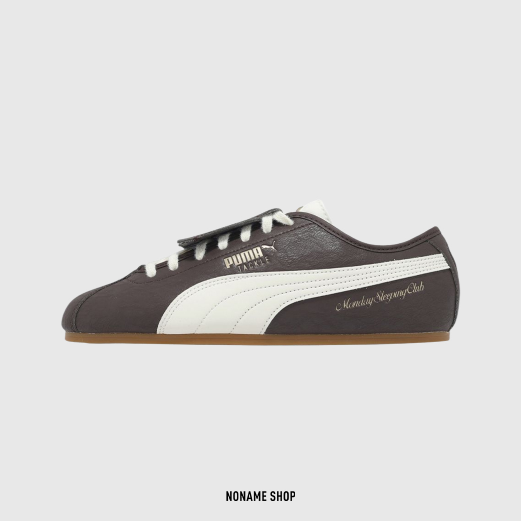 PUMA TACKLE X MONDAY SLEEPING CLUB 復古 德訓 薄底 金標 休閒鞋 摩卡棕 (男/女同款)