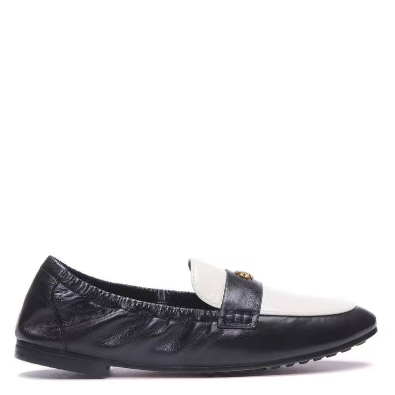 【預購】TORY BURCH H071608 皮革樂福鞋 (黑色)