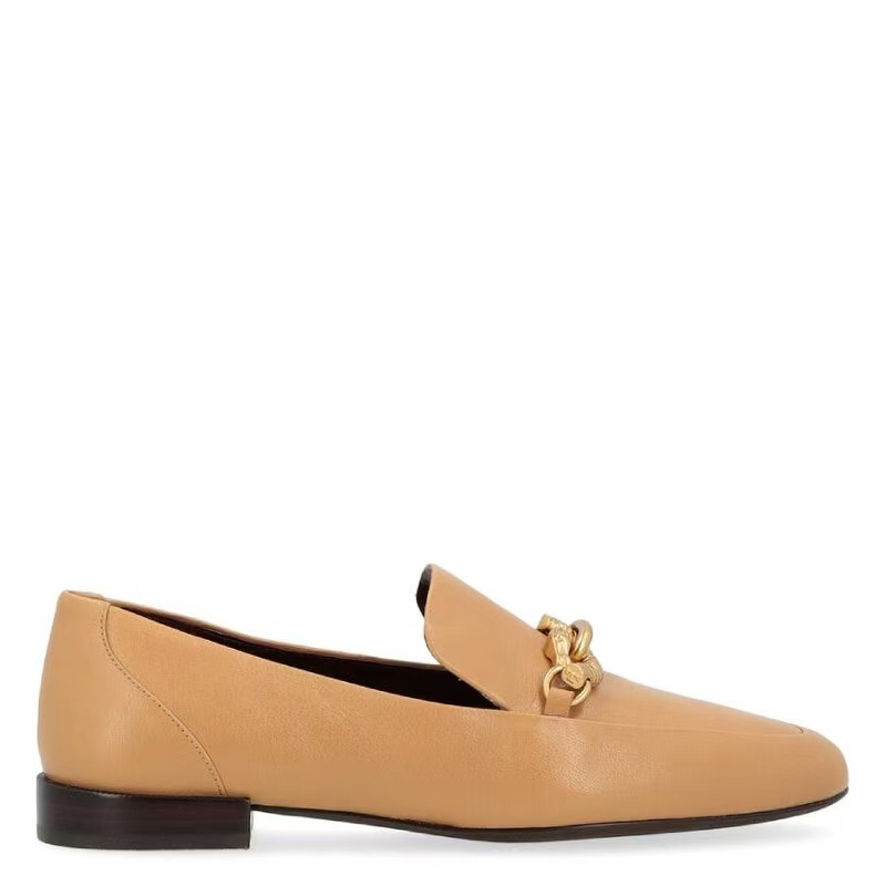 【預購】TORY BURCH H071609 女裝皮革樂福鞋 (淺啡色)