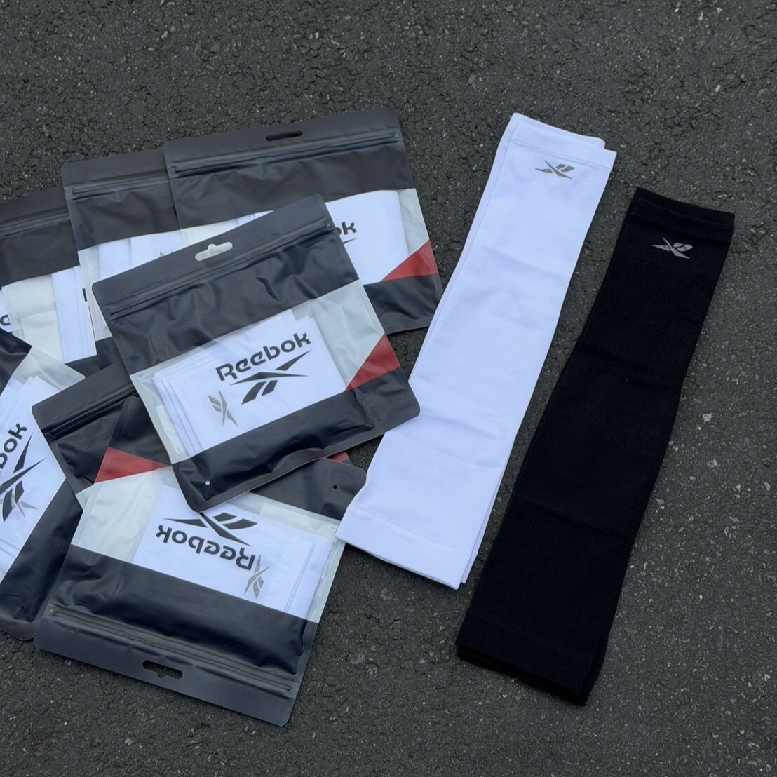 Reebok 冰絲防曬冰袖 抗UV涼感護臂袖套 H10062
