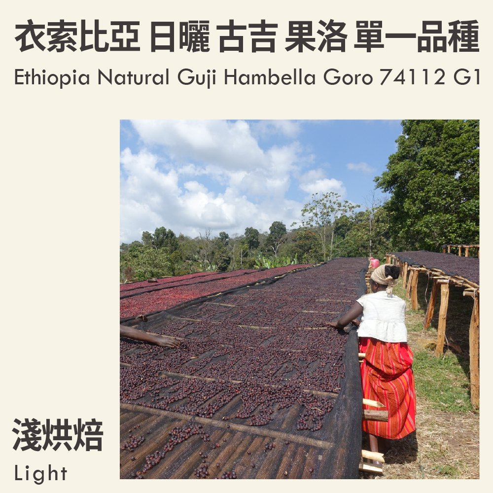 Ethiopia Natural Guji Hambella Goro 74112 G1