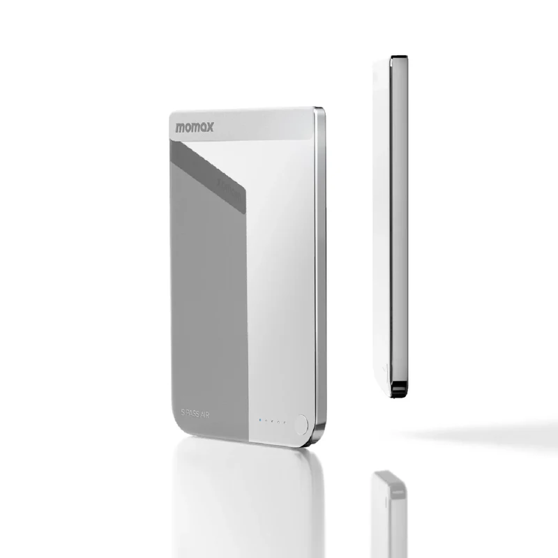 Momax 1-Power S.Pass Air 5000mAh 磁吸流動電源｜IP180 輕薄便攜充電寶