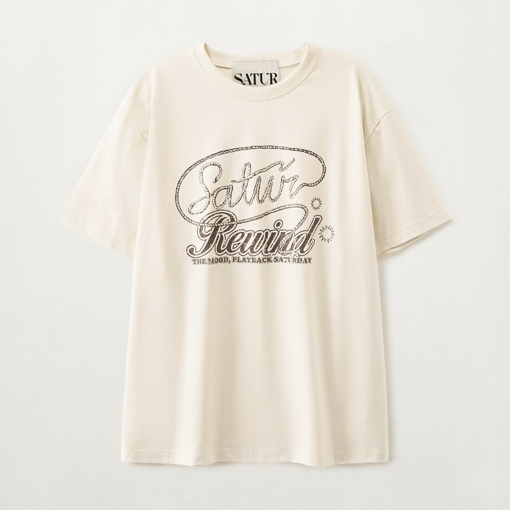 Satur｜SA262UTS05 Rewind Graphic T-shirt [3 colors] S311