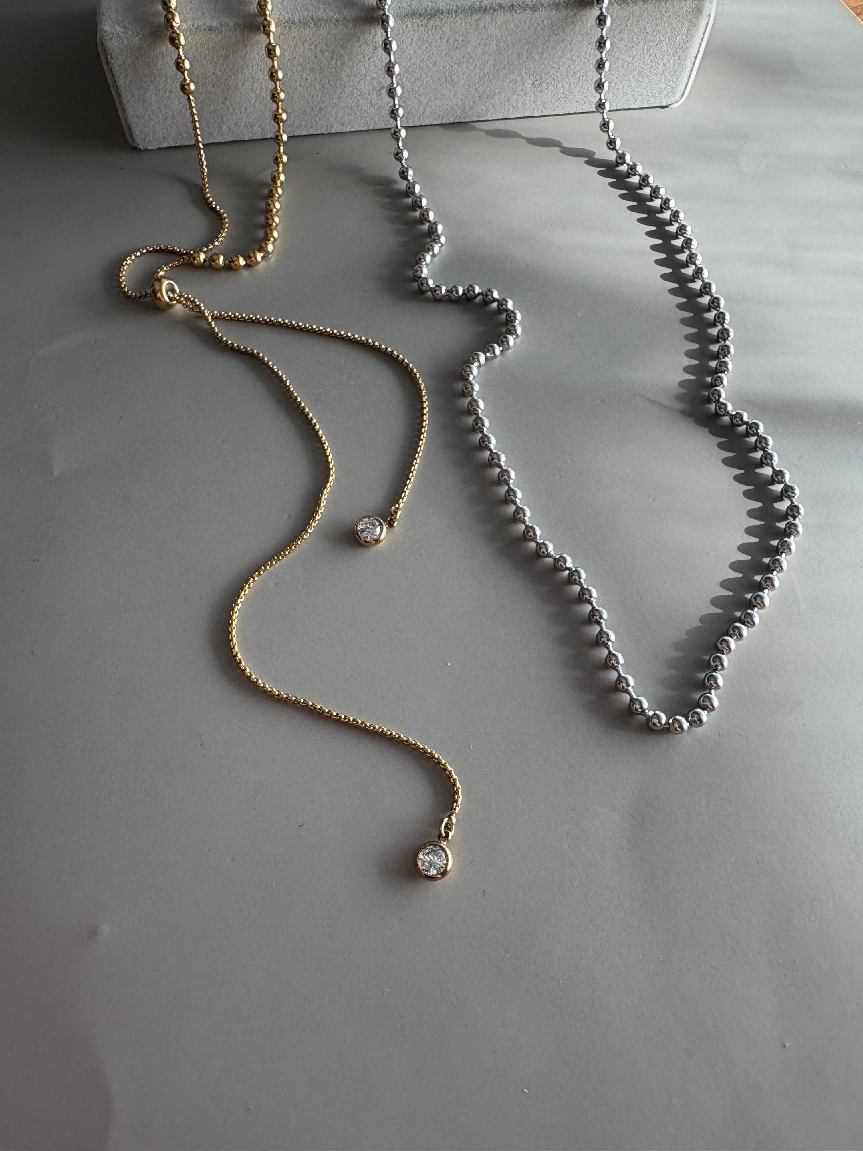 eternal ball chain necklace