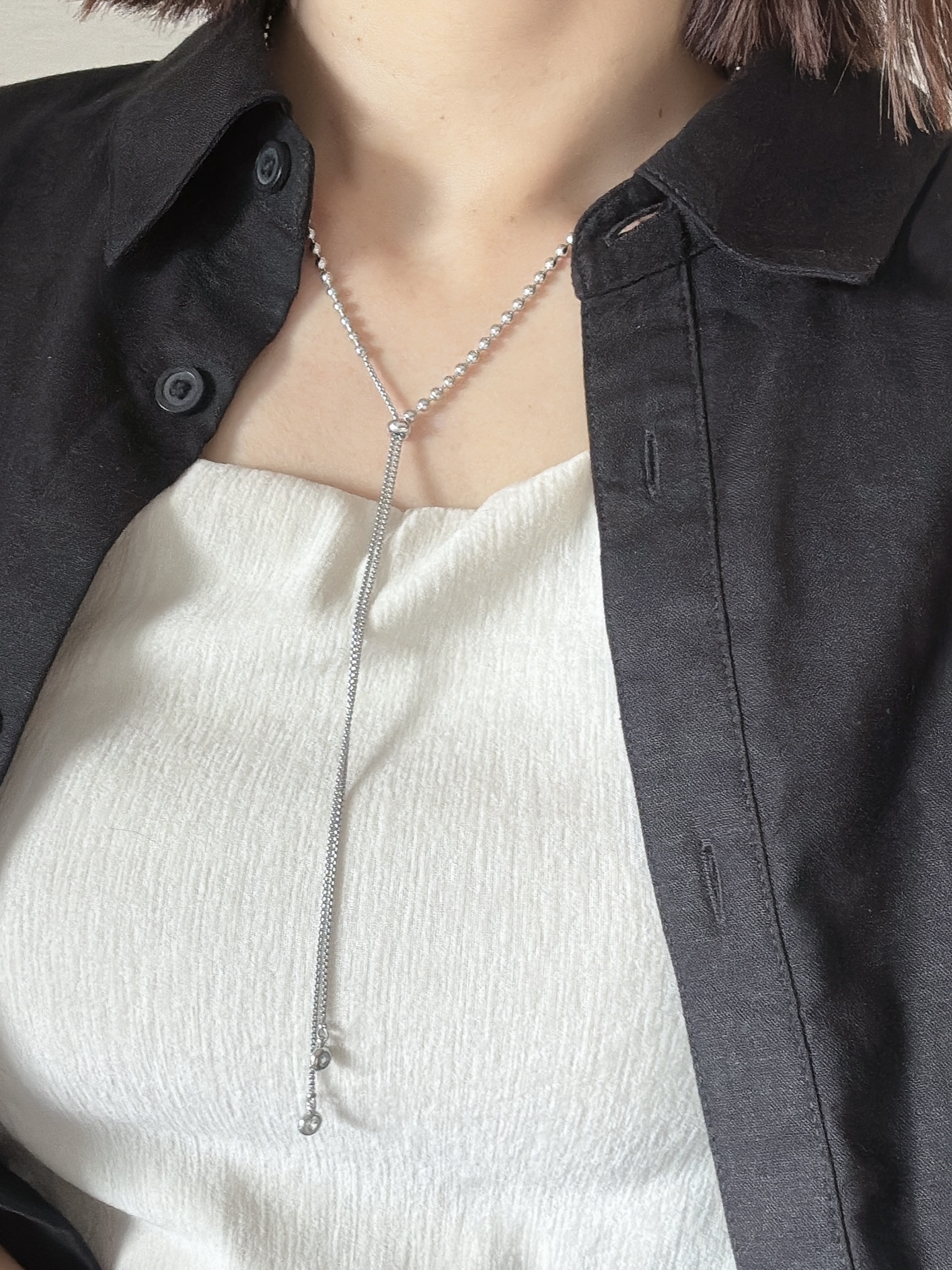 eternal ball chain necklace