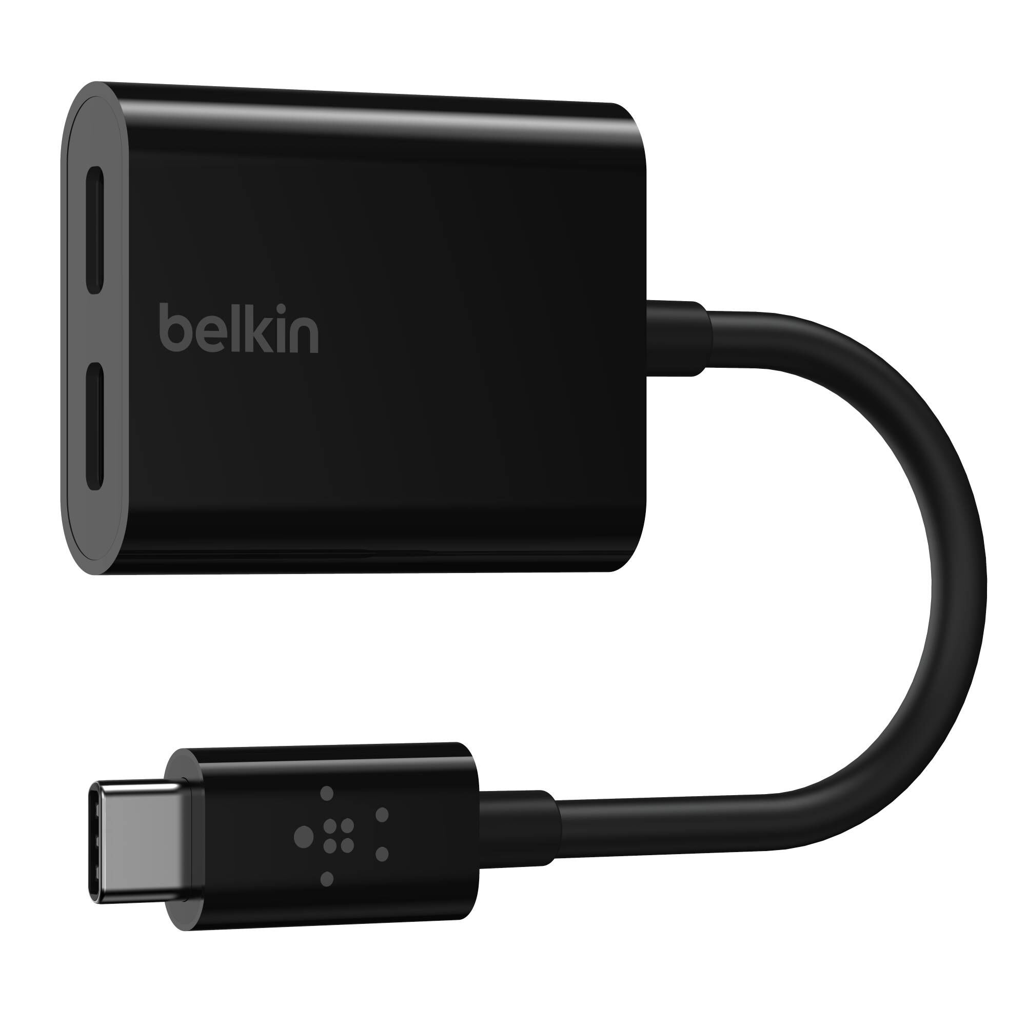 RockStar USB-C 轉 USB-C 音訊 + 充電轉接器
