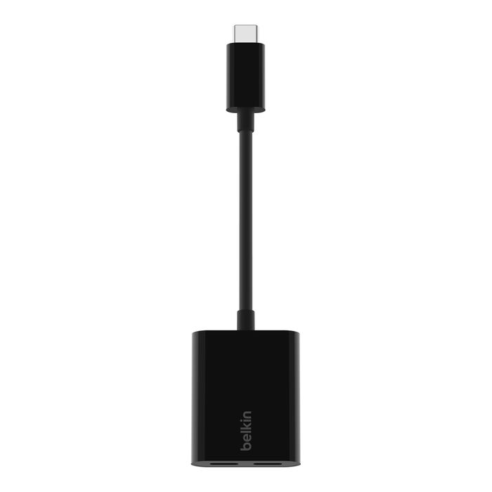 RockStar USB-C 轉 USB-C 音訊 + 充電轉接器