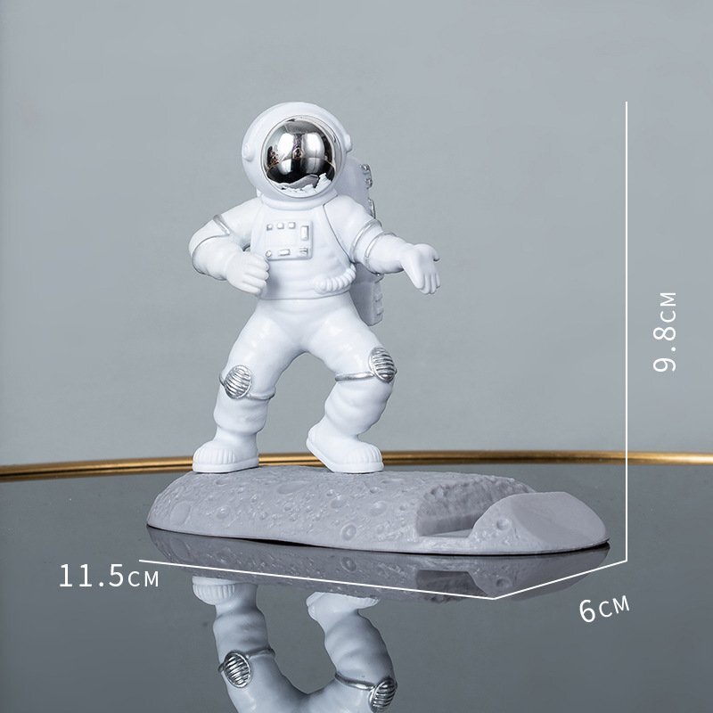 太空人手機座∣趣味系列 銀色來來B款｜FOHO