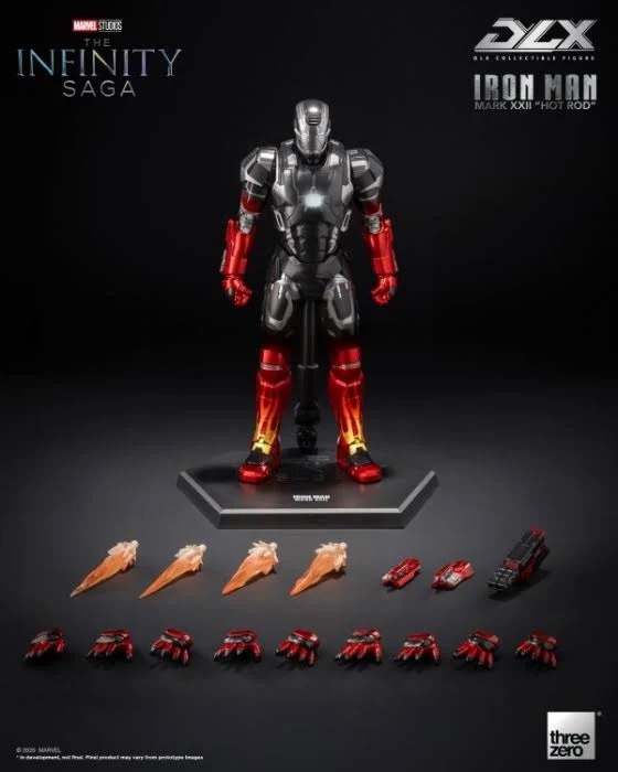 Threezero Dlx Iron Man Mark 22 Hot Rod 3Z0945 Iron Man Mark 22 Hot（現貨）
