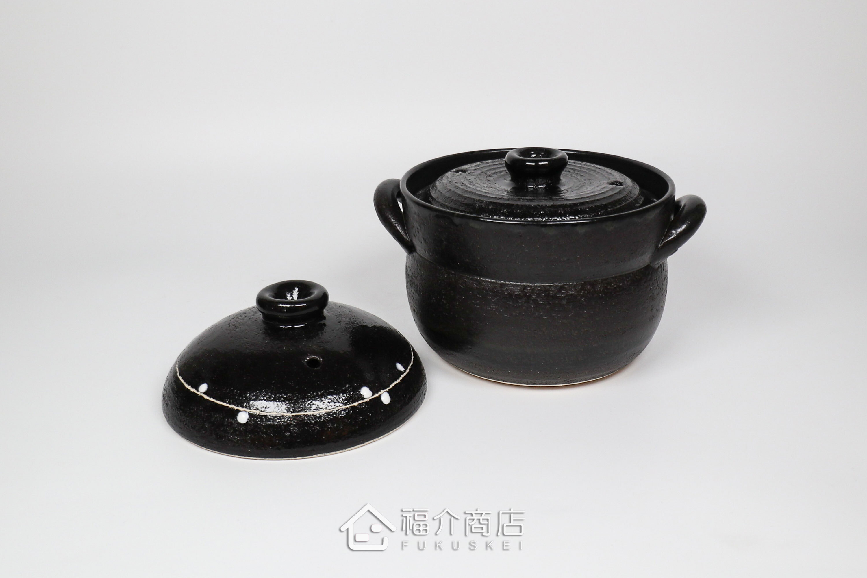 煮飯用陶瓷材質的飯鍋