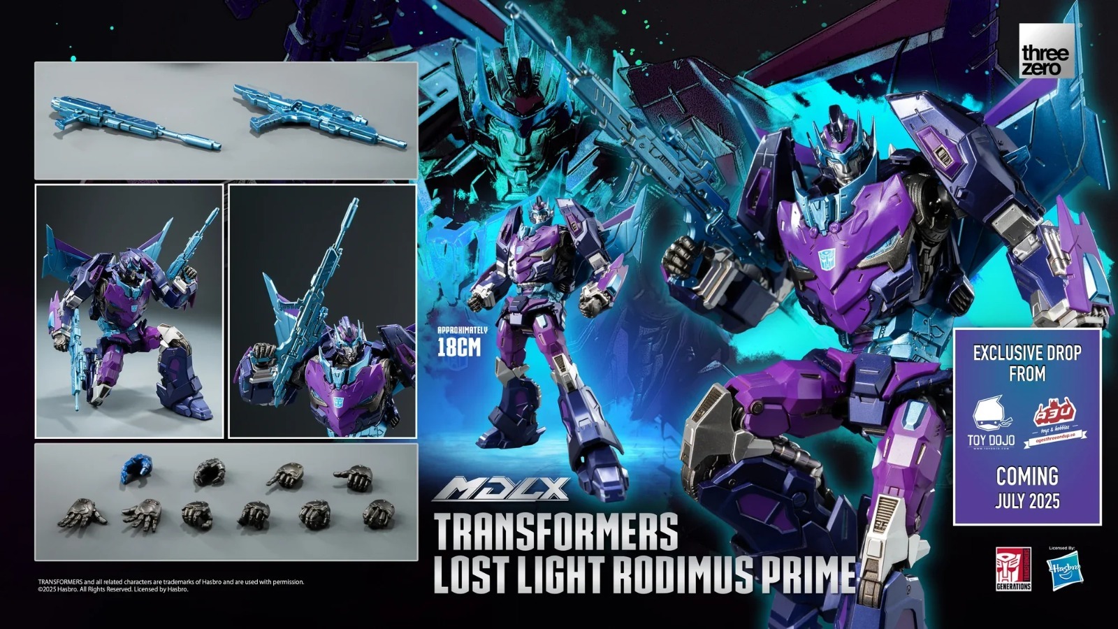 Threezero Transformers - MDLX Lost Light Rodimus Prime（現貨）
