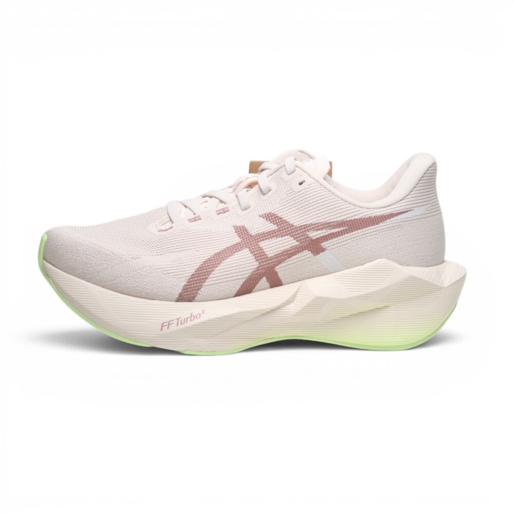 ASICS 慢跑鞋 NOVABLAST 6 粉膚 D楦 彈力型 頂級慢跑鞋 女 1012C007700