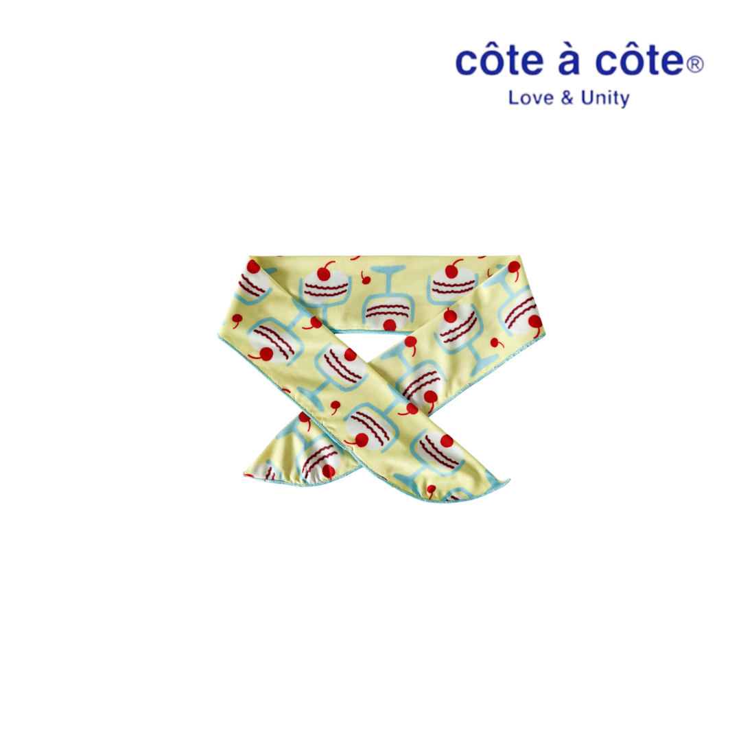 cote a cote 冰淇淋領巾