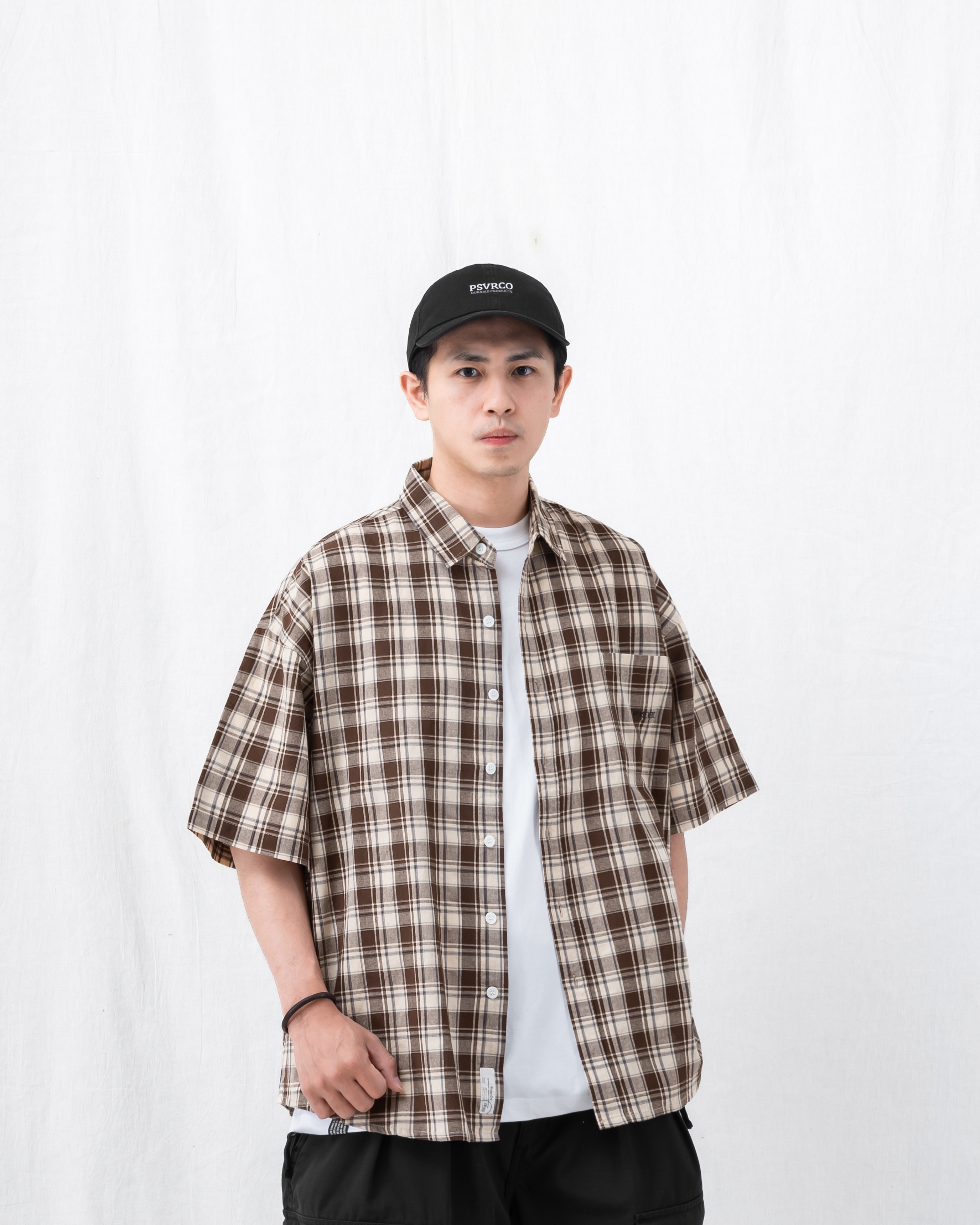 PERSEVERE 寬版口袋短袖襯衫｜Loose-Fit Pocket Shirt（26SS）