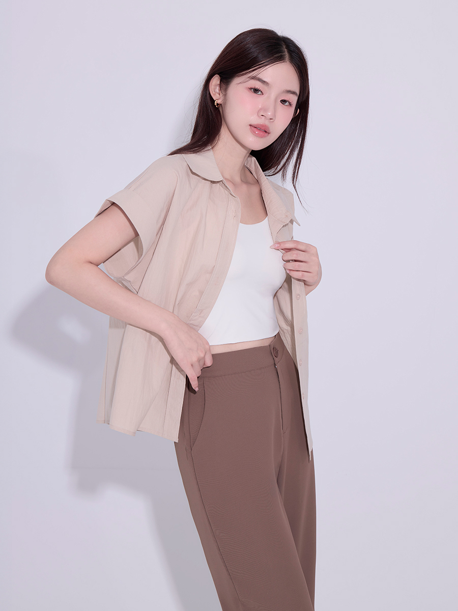 OH!HER 大寬袖棉質襯衫