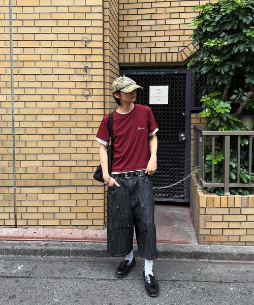 <7月新品> 日本 限定 kutir DOUBLE KNEE 鉚釘 丹寧 七分褲 兩色