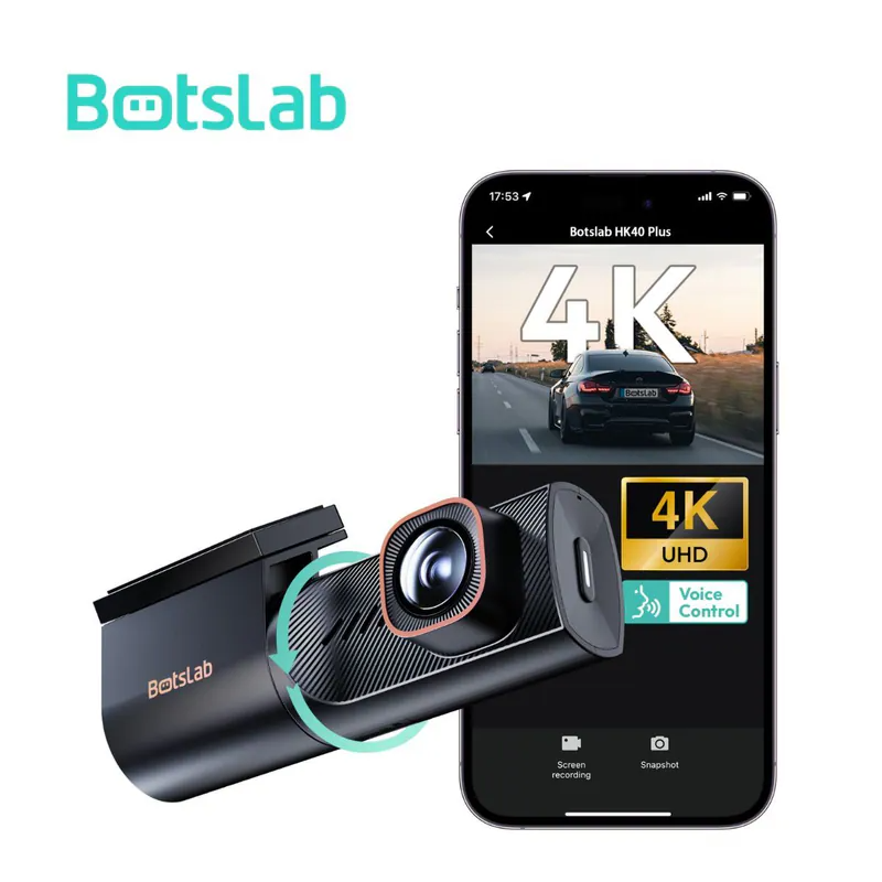 Botslab Dash Cam HK40 Plus 4K 行車記錄儀｜高清車Cam攝錄機