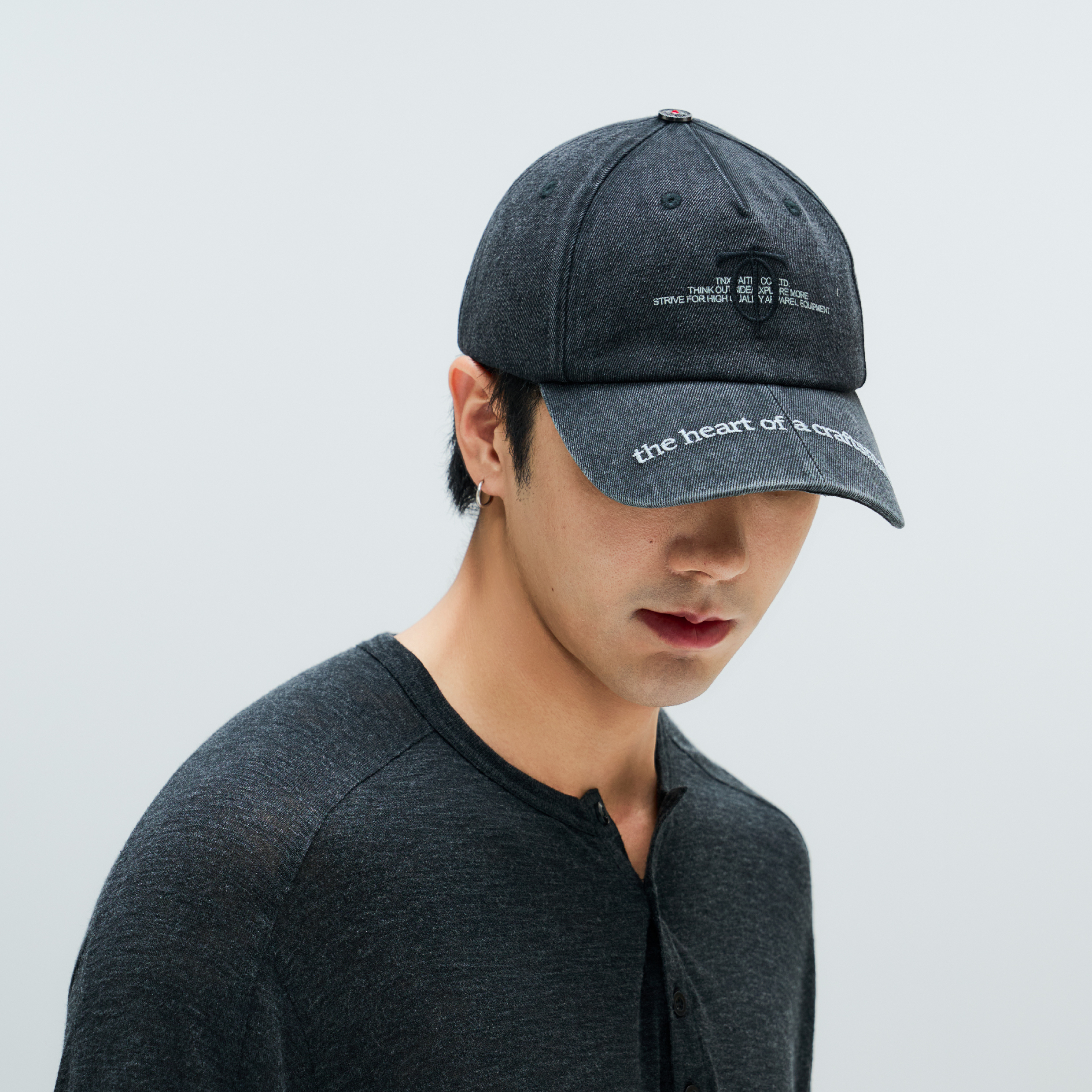 TANOXI Washed Distressed Cap 水洗破壞 刺繡棒球帽 [TNX-C036]