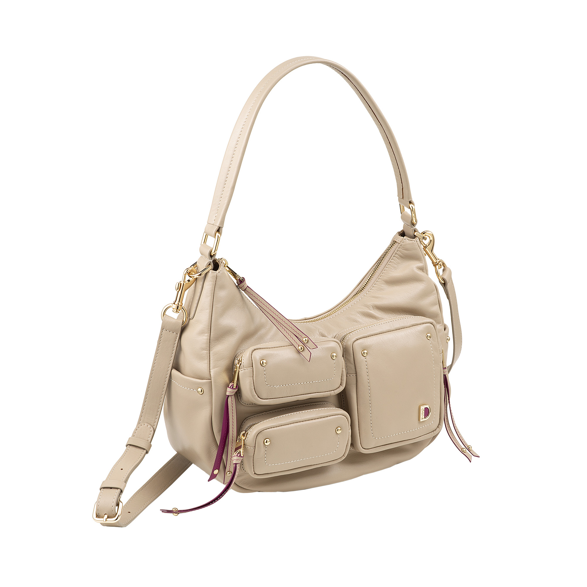 Dudu Leather bag City - 639-6094-92 Sand