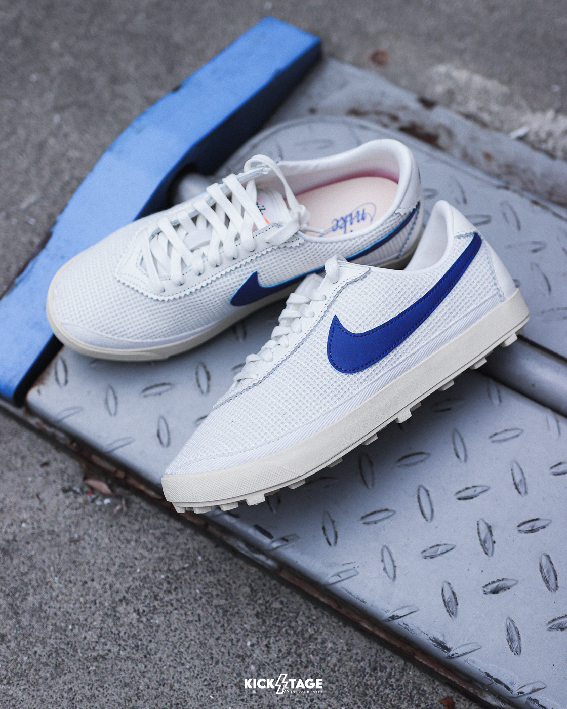 女鞋 NIKE W ASTROGRABBER TXT 白藍 復古 鬆餅格紋 休閒鞋【II1248-101】LISA