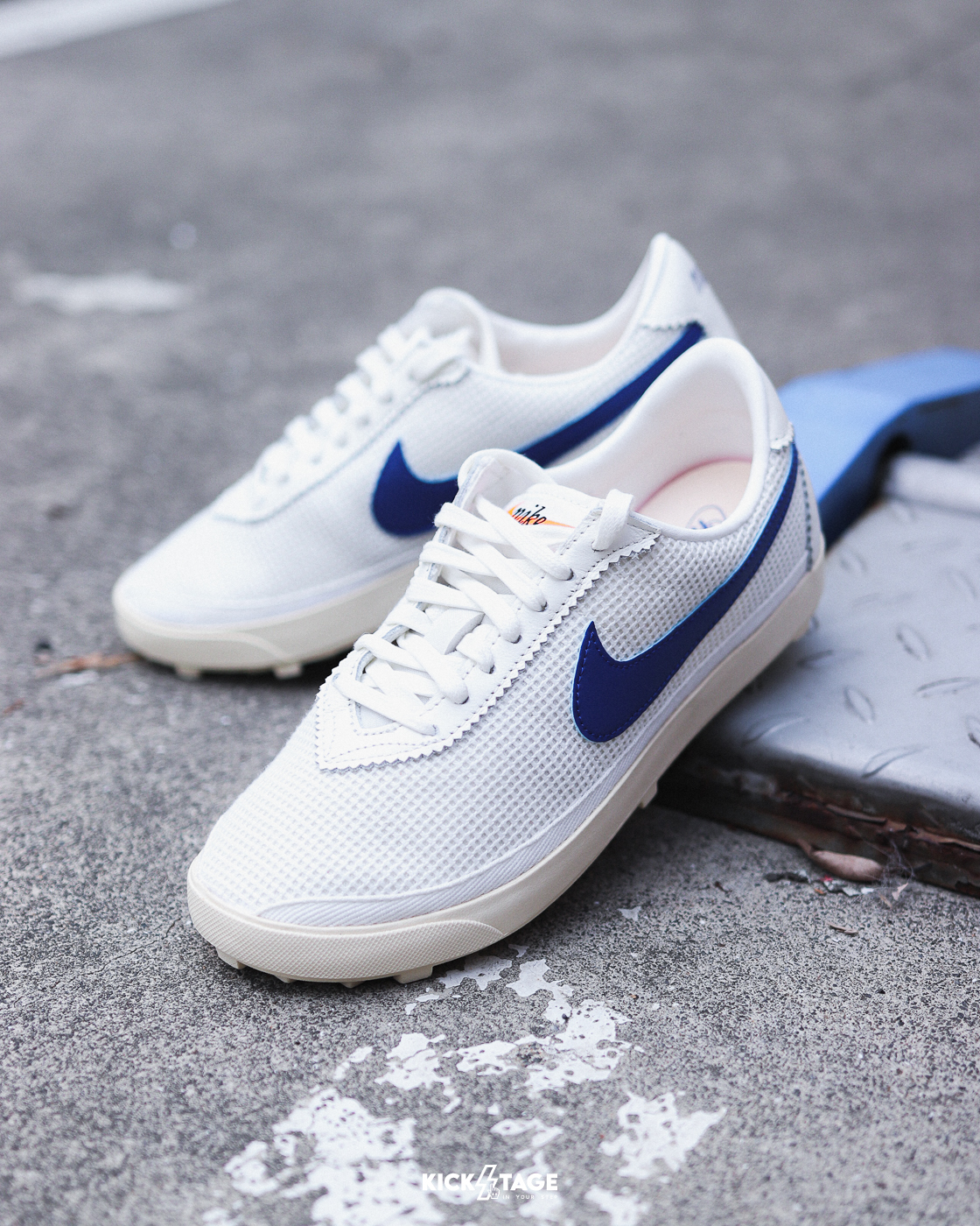 女鞋 NIKE W ASTROGRABBER TXT 白藍 復古 鬆餅格紋 休閒鞋【II1248-101】LISA