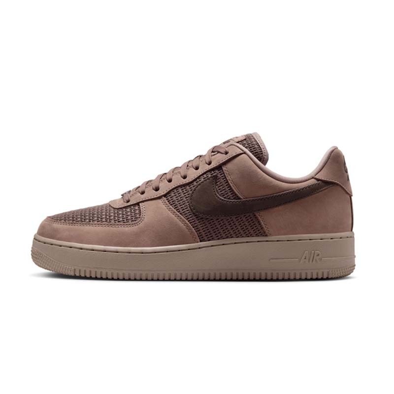 Nike Air Force 1 '07 LV8 棕色 編織 麂皮 拼接 休閒鞋 男鞋 II9807-200 [台灣現貨]