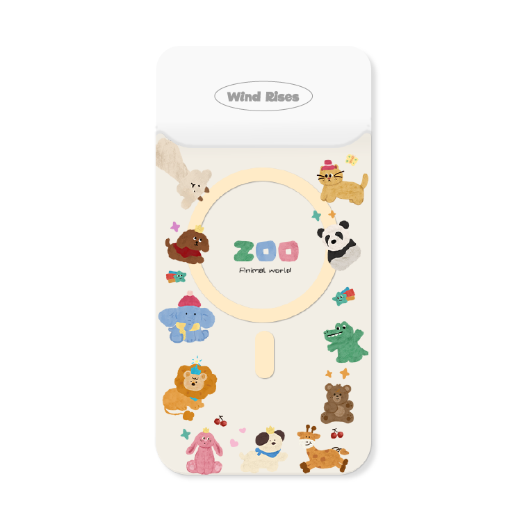 【可愛系列-圍圈zoo小動物】手機磁吸背板