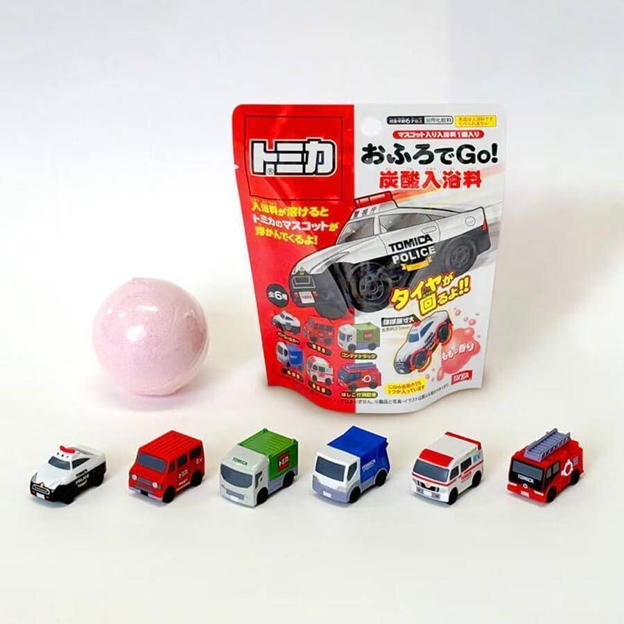 日本 TOMICA 迷你汽車入浴球 75g