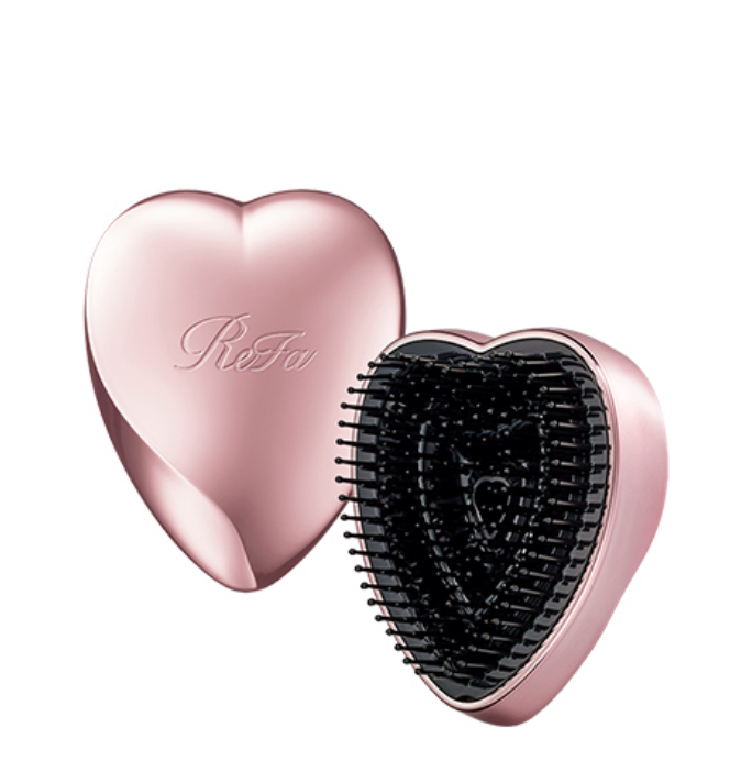 日本ReFa Heart Brush 防毛躁蓬鬆順髮按摩心型梳（純色系列）