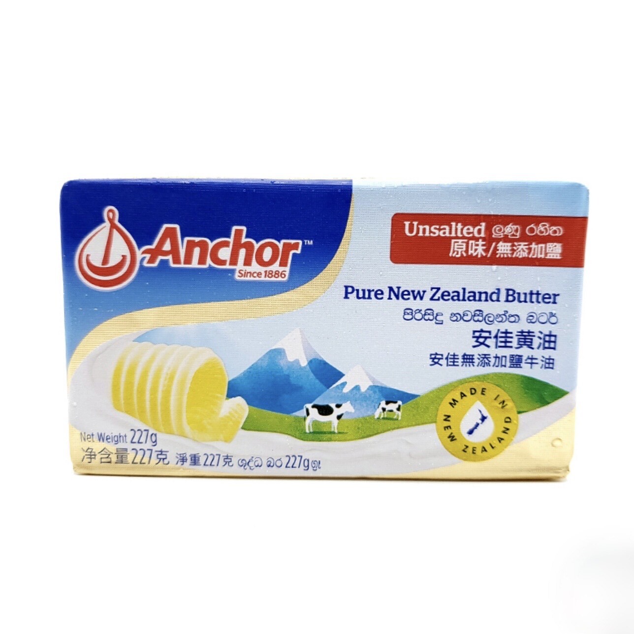 [Chilled] Anchor Unsalted Butter 227g