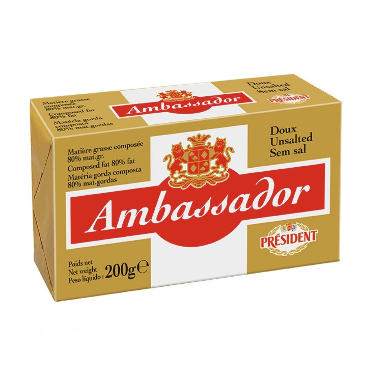 [Chilled] Ambassador Unsalted Butter 200g