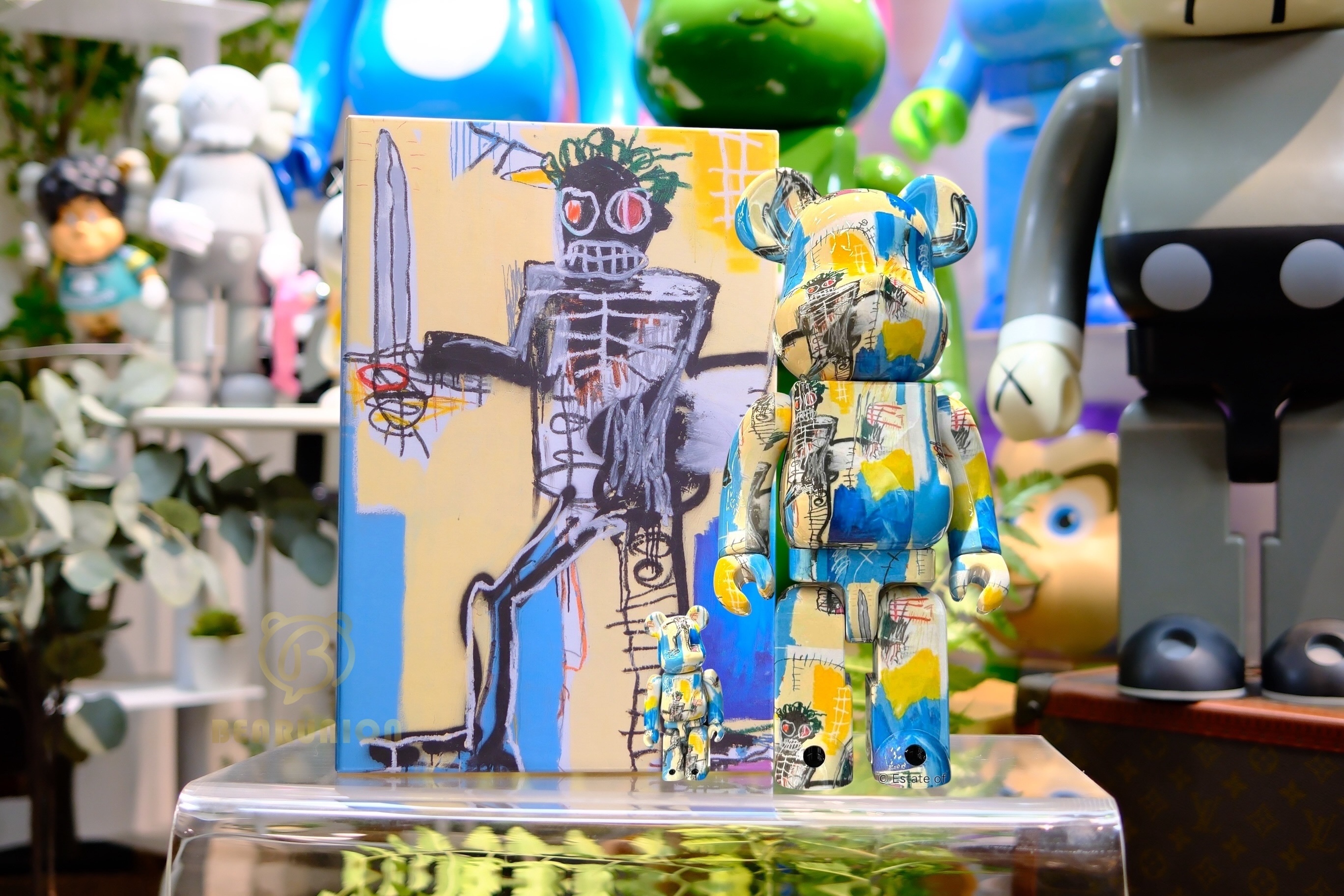 🥇現貨🥇Bearbrick 400% 100% JEAN-MICHEL BASQUIAT 12th