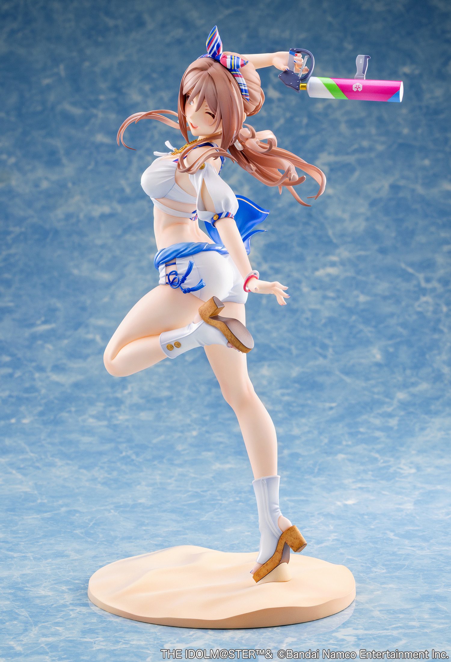 Japanese Version NEONMAX The Idolm@ster Shiny Colors Himesaki Rinami With You Semi Blue Ver. Scale Figure