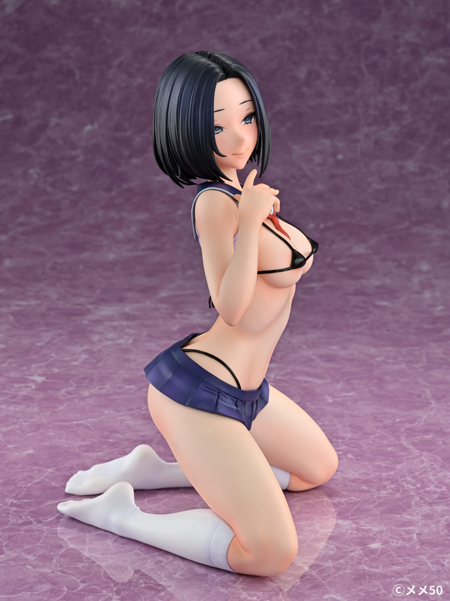 Japanese Version Q-six "Miharu's First Time" Arai Miharu Scale Figure