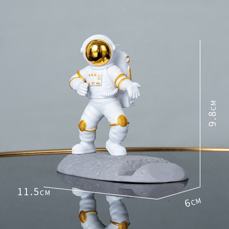 太空人手機座∣趣味系列 金色來來B款｜FOHO