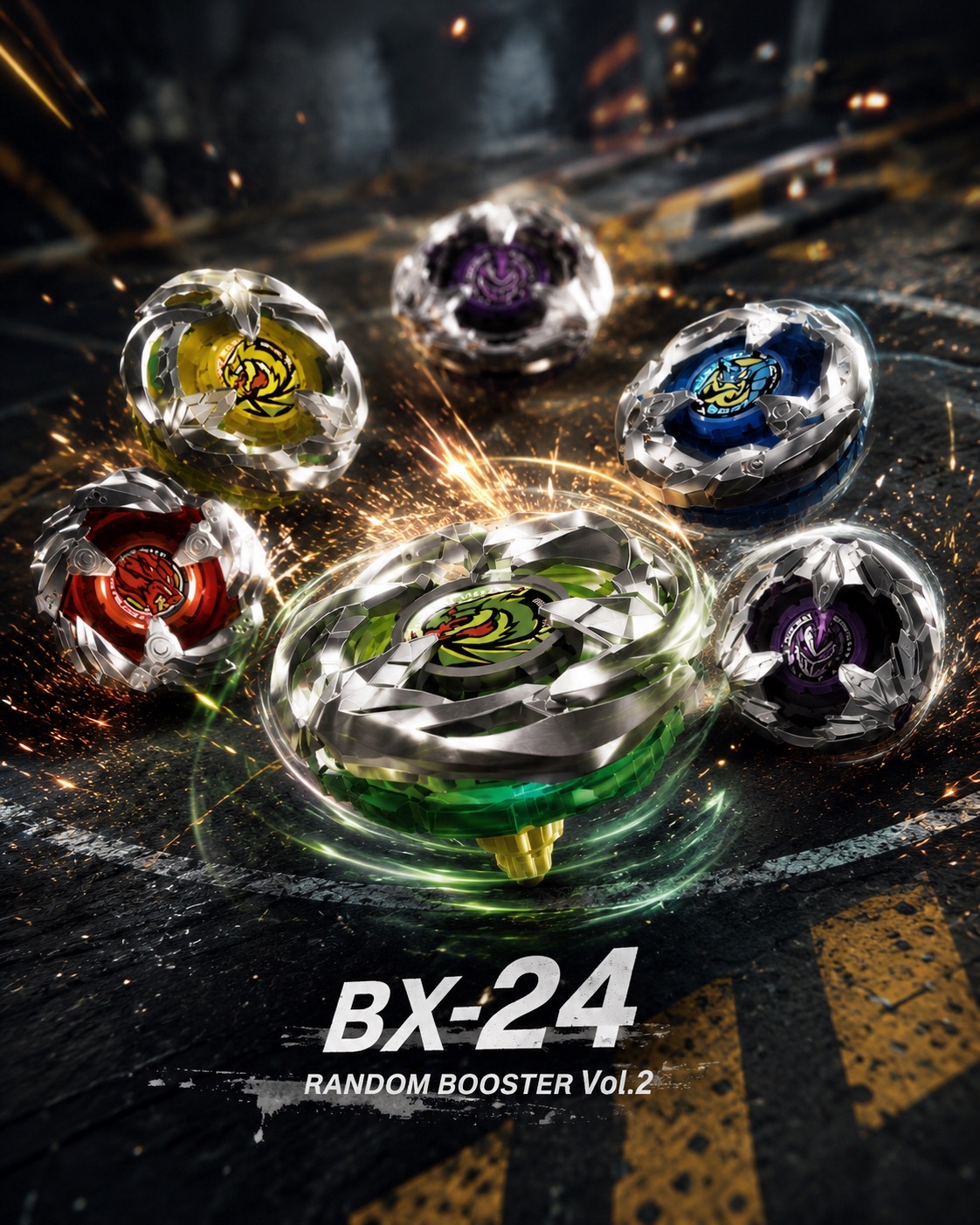 【韓版】BEYBLADE X 戰鬥陀螺X BX-24 隨機強化組Vol.2
