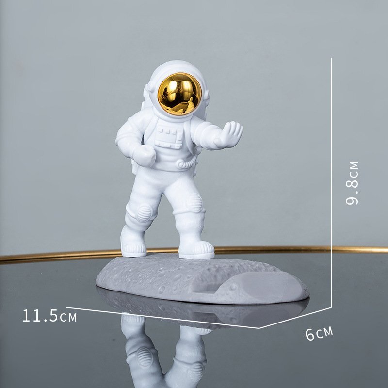 太空人手機座∣趣味系列 金色推推A款｜FOHO