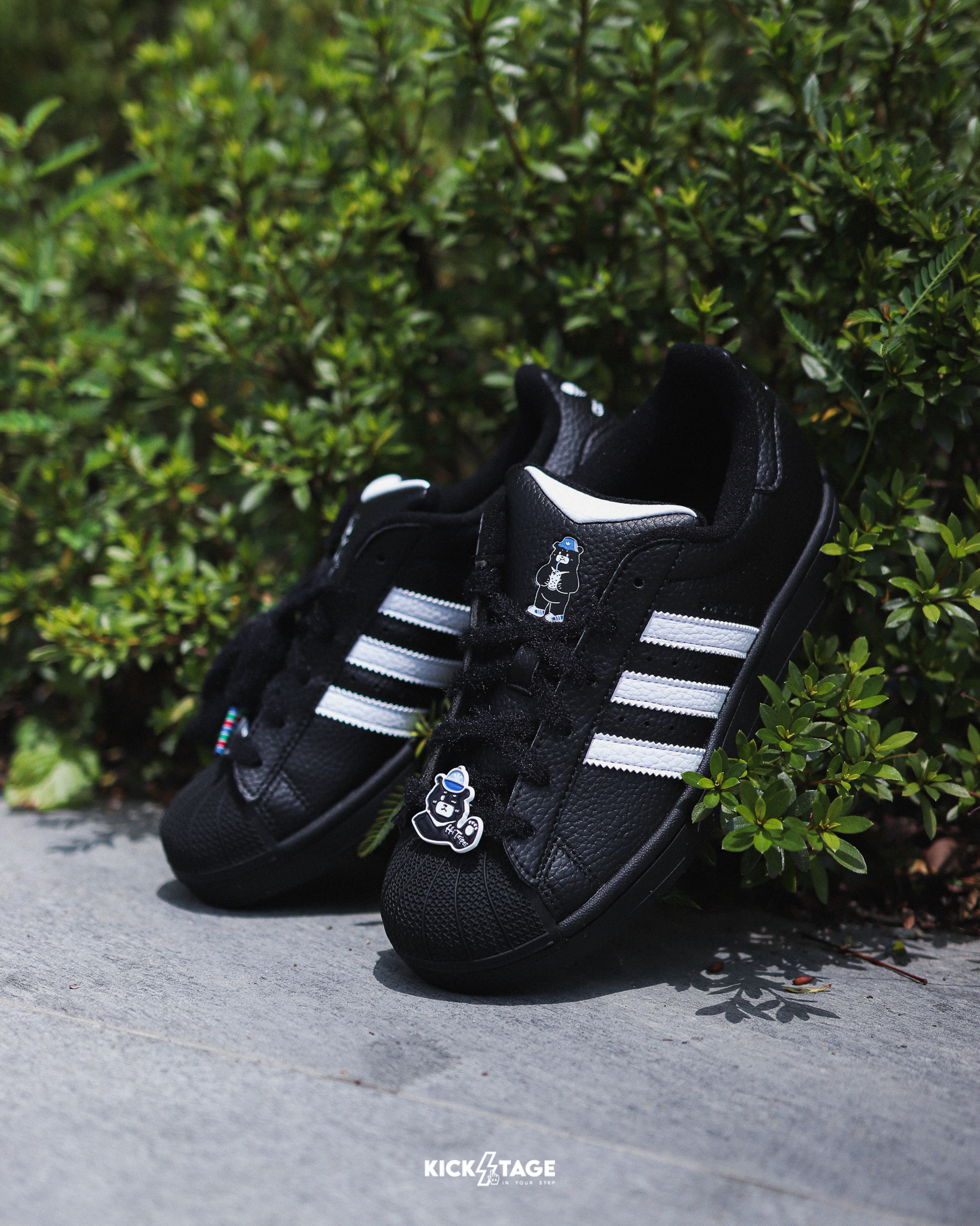 男女鞋 ADIDAS TAIPEI X SUPERSTAR II 2 黑白色 台北限定 台灣黑熊 貝殼頭 經典 休閒鞋【LB5494】
